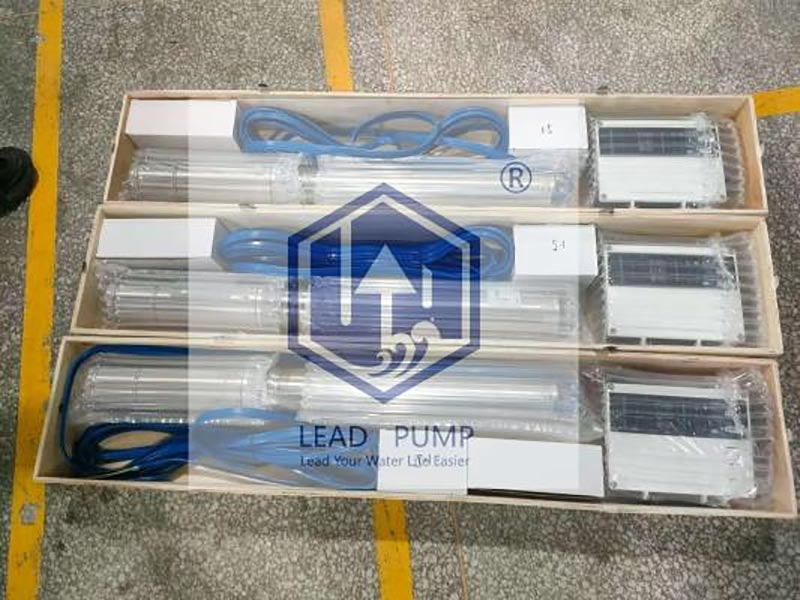 three sets of solar water pump systerms have been shipped