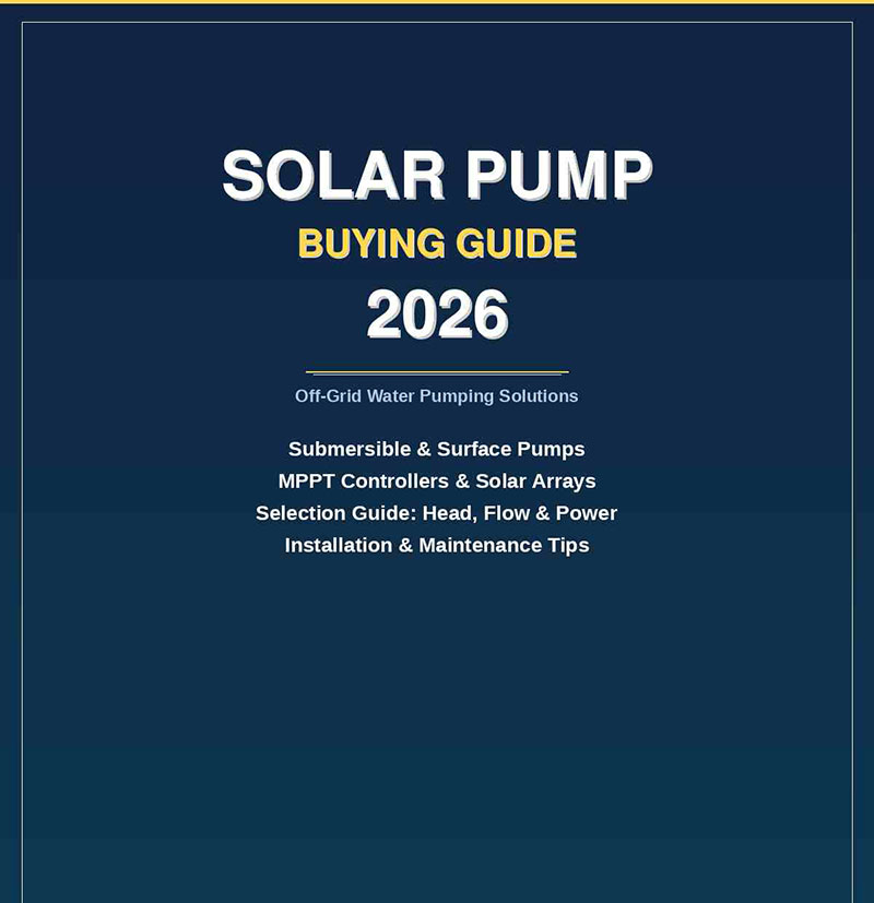 Solar Pump Buying Guide 2026