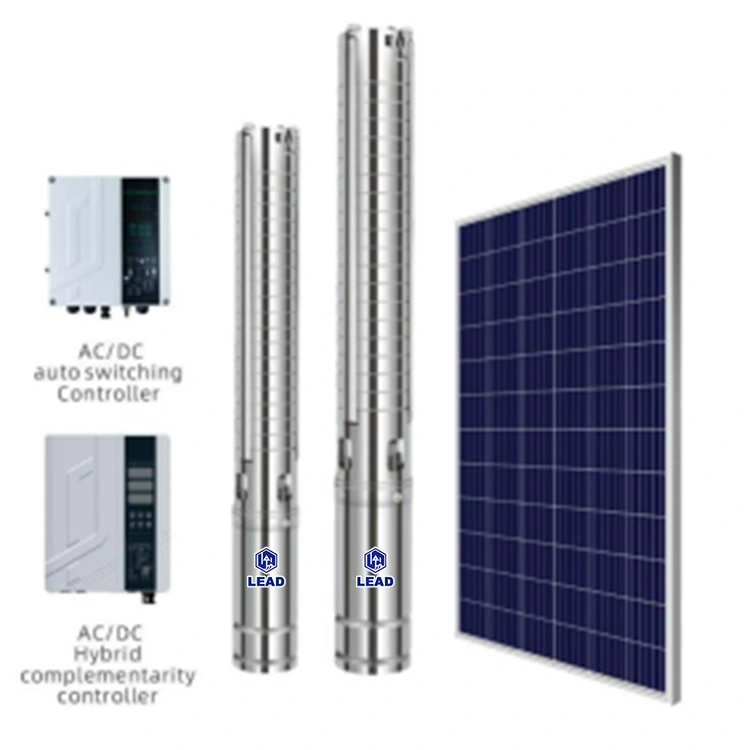 AC DC Solar Powered Pump with Stainless Steel Impeller