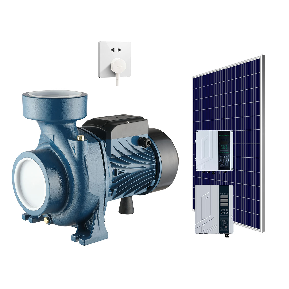 AC DC Input Solar Powered Pumps for Agricultural Irrigation