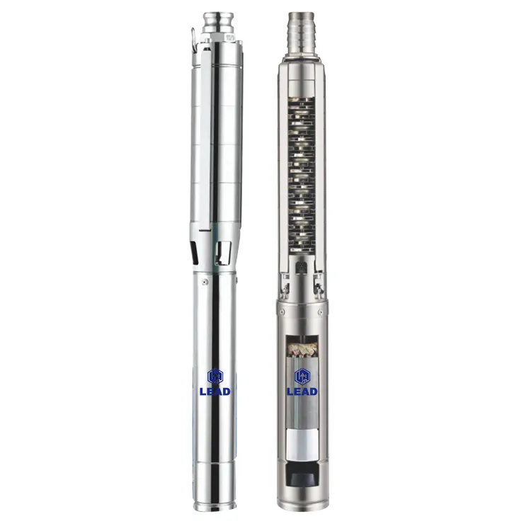 High Speed Brushless SS Solar Deep Well Pump