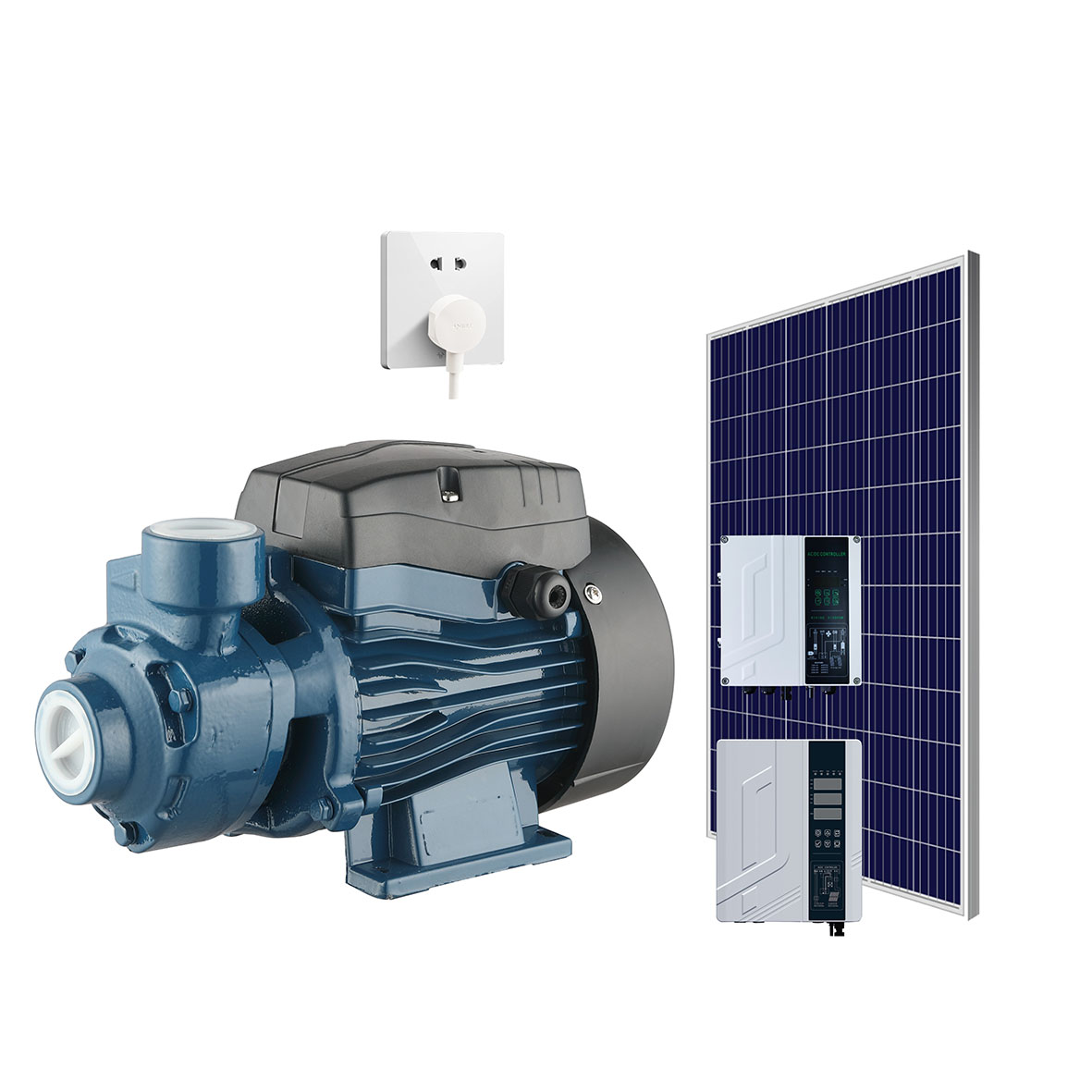 Hybrid Brushless Peripheral Solar Water Pump